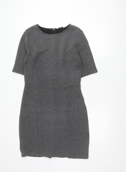 Puppy Lux Women Grey Bodycon Knee Length Dress Size 12