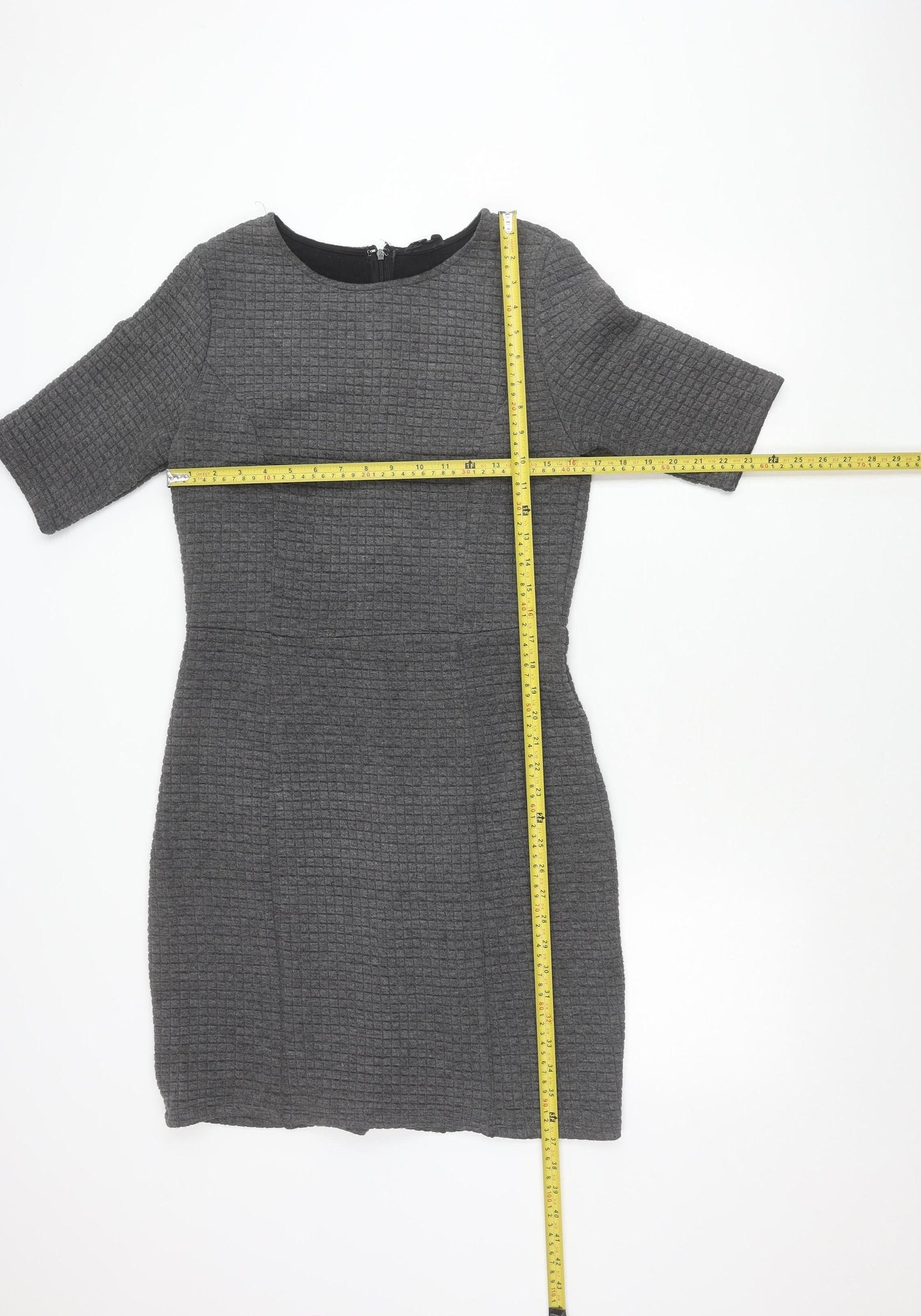 Puppy Lux Women Grey Bodycon Knee Length Dress Size 12