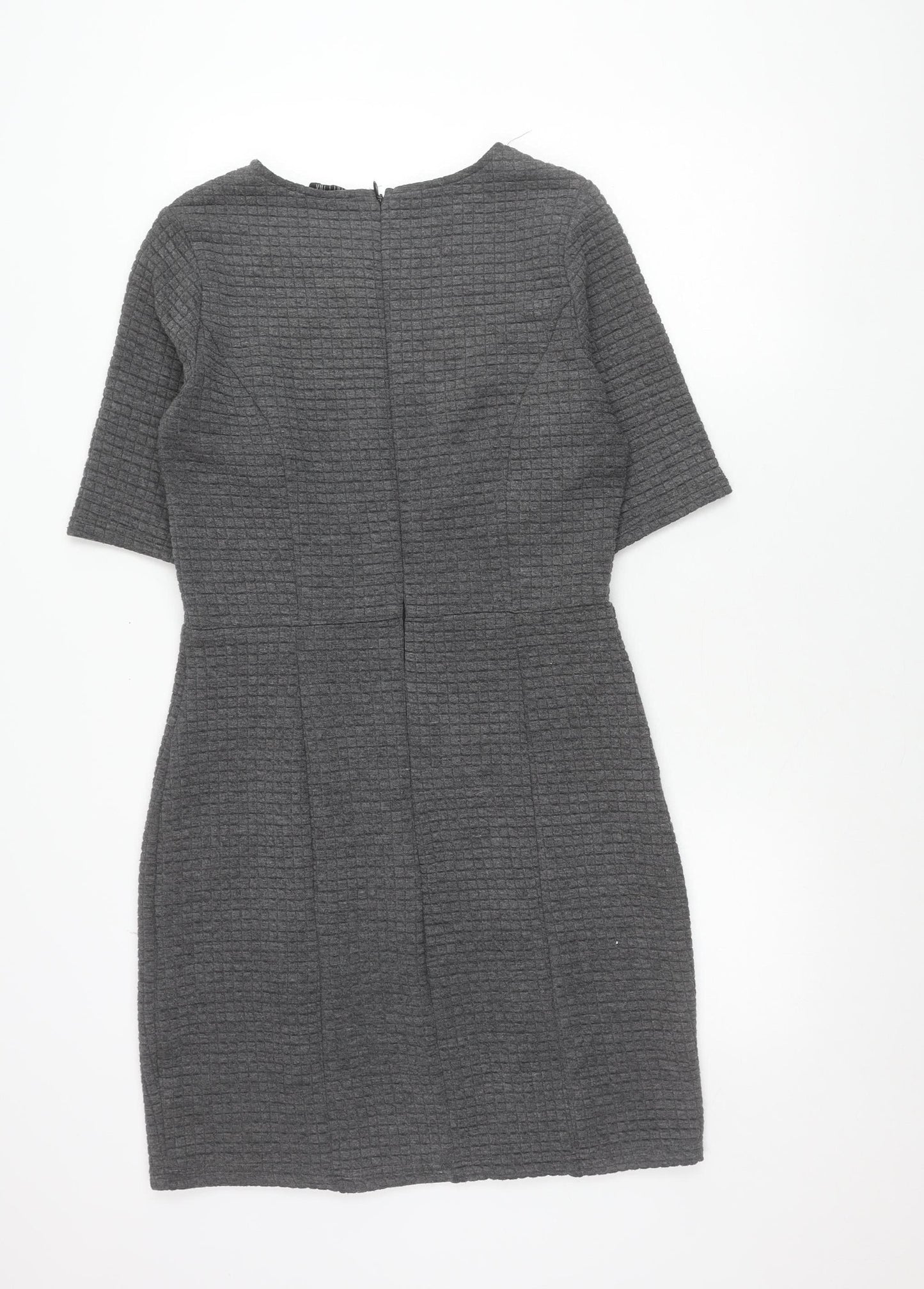 Puppy Lux Women Grey Bodycon Knee Length Dress Size 12