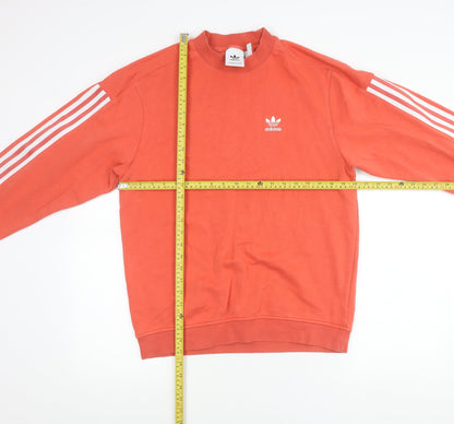 Mens UK Size XS adidas Orange Pullover Sweatshirt