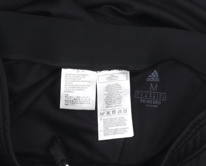 adidas Men’s Black M Slim Fit Tapered Track Pants