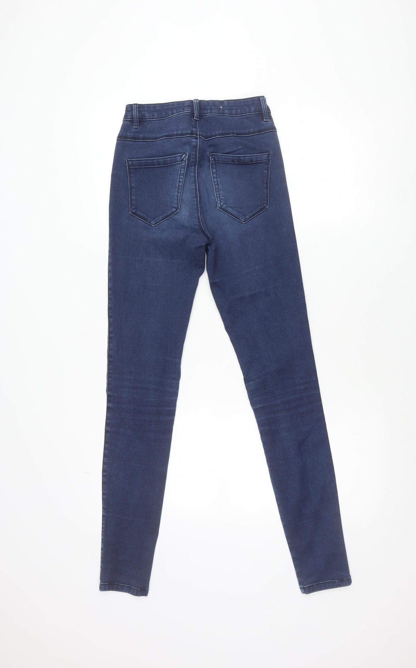 ONLY Women’s Blue Skinny Jeans S 32 Mid Rise Stretch Denim