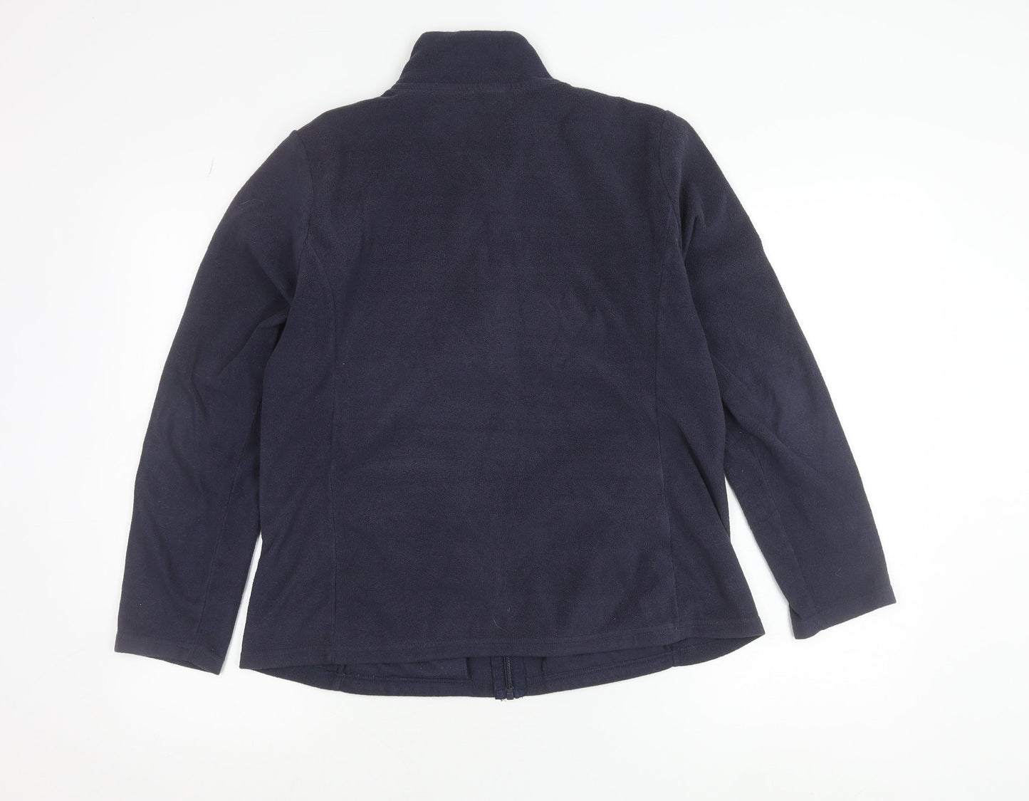 Dunnes Women's Blue Fleece Full Zip Jacket Size M