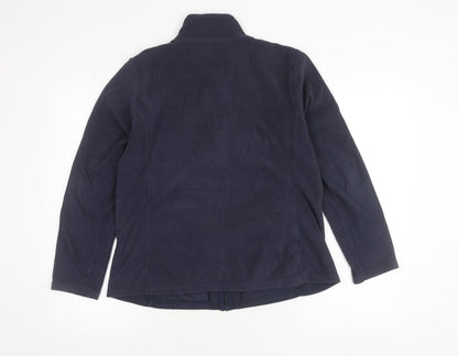 Dunnes Women's Blue Fleece Full Zip Jacket Size M
