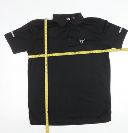 Toro Activa Men's Black Dri-Fit Polo Shirt Size L Sportswear