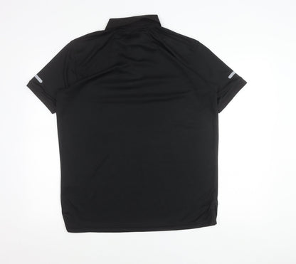 Toro Activa Men's Black Dri-Fit Polo Shirt Size L Sportswear
