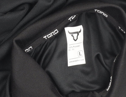 Toro Activa Men's Black Dri-Fit Polo Shirt Size L Sportswear