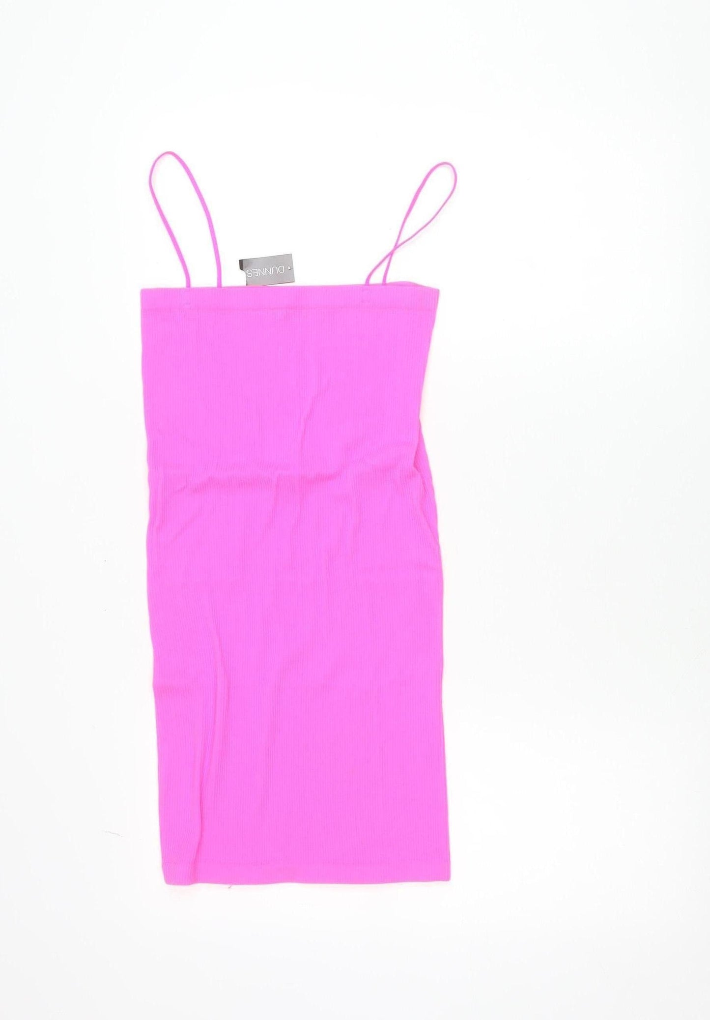 Dunnes Women’s Bright Pink XS-S Bandeau Bodycon Mini Dress