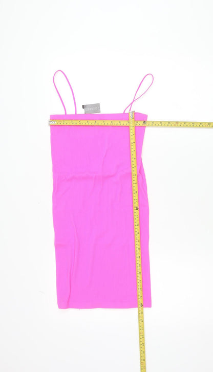 Dunnes Women’s Bright Pink XS-S Bandeau Bodycon Mini Dress