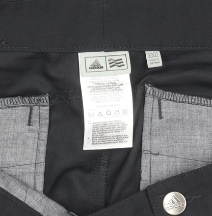 adidas Men's Black 32X32 Stretch Golf Activewear Trousers