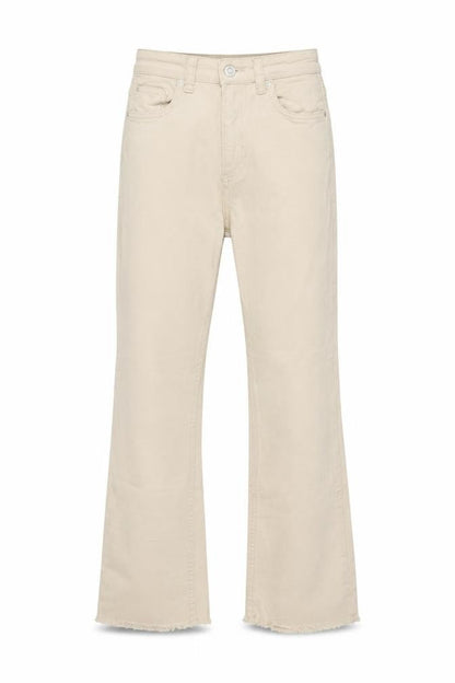 Stradivarius Women’s Beige Straight Jeans Size 6 Regular Fit
