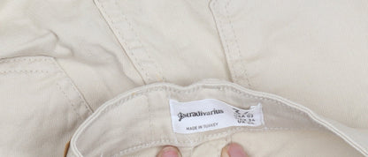 Stradivarius Women’s Beige Straight Jeans Size 6 Regular Fit