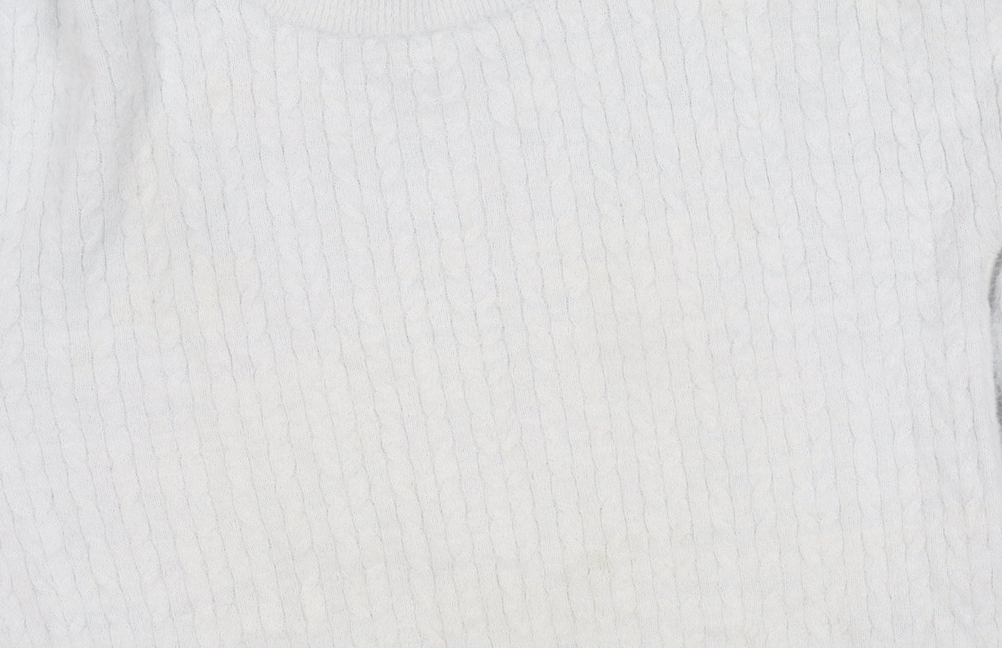 Gallery Women’s Light Blue Cable Knit Pullover Jumper Size S
