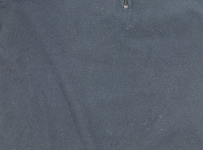 Regatta Women’s Navy 1/4 Zip Fleece Pullover Sweatshirt UK 14 Outdoor Warm