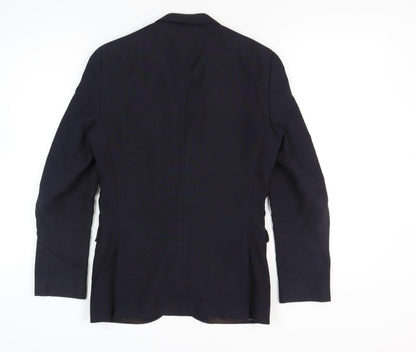 Next Men's Black 34 Regular Fit Single-Breasted Blazer