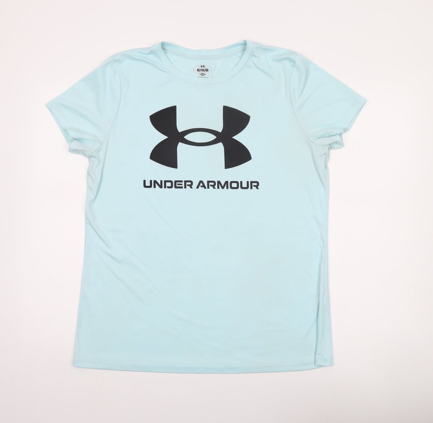 Under Armour Women Blue XL Loose Fit Short Sleeve Active T-Shirt