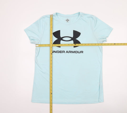 Under Armour Women Blue XL Loose Fit Short Sleeve Active T-Shirt