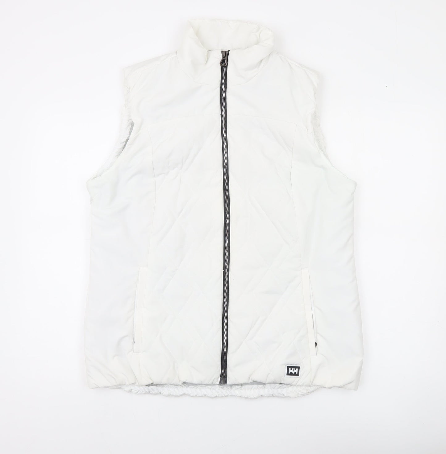 Helly Hansen Womens White XL Puffer Waistcoat Gilet Outdoor Sleeveless
