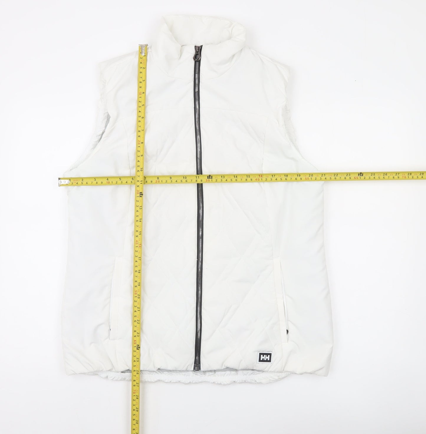 Helly Hansen Womens White XL Puffer Waistcoat Gilet Outdoor Sleeveless