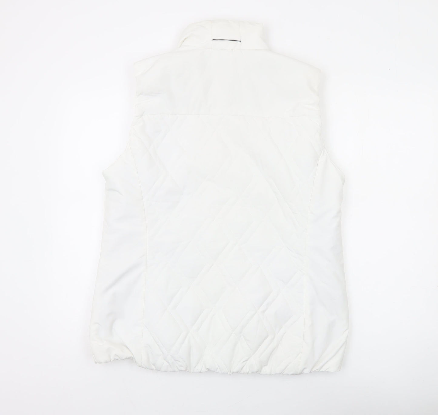 Helly Hansen Womens White XL Puffer Waistcoat Gilet Outdoor Sleeveless