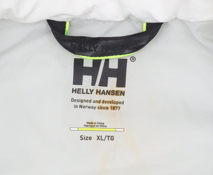 Helly Hansen Womens White XL Puffer Waistcoat Gilet Outdoor Sleeveless