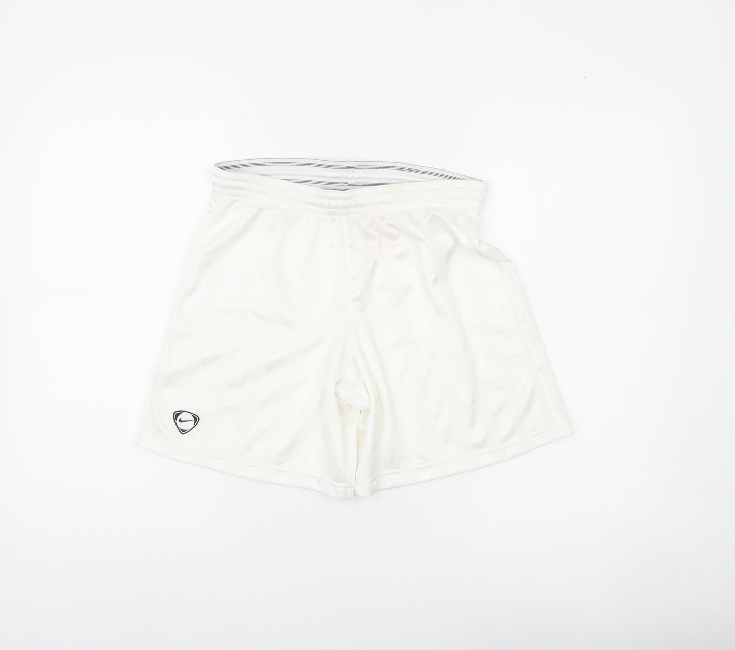 Nike Boys White L (12-13 Years) Athletic Activewear Shorts Lightweight