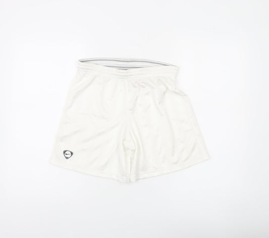 Nike Boys White L (12-13 Years) Athletic Activewear Shorts Lightweight