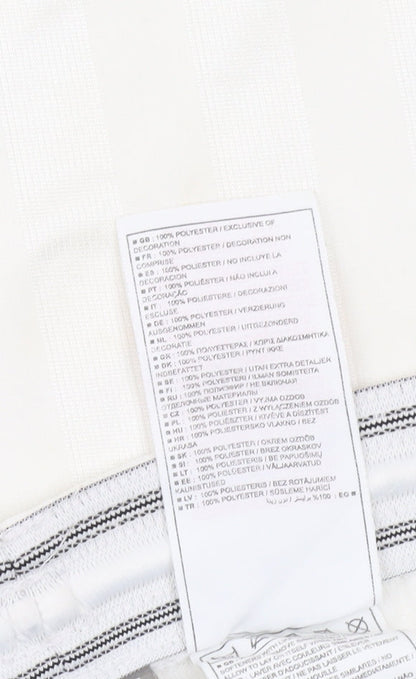 Nike Boys White L (12-13 Years) Athletic Activewear Shorts Lightweight