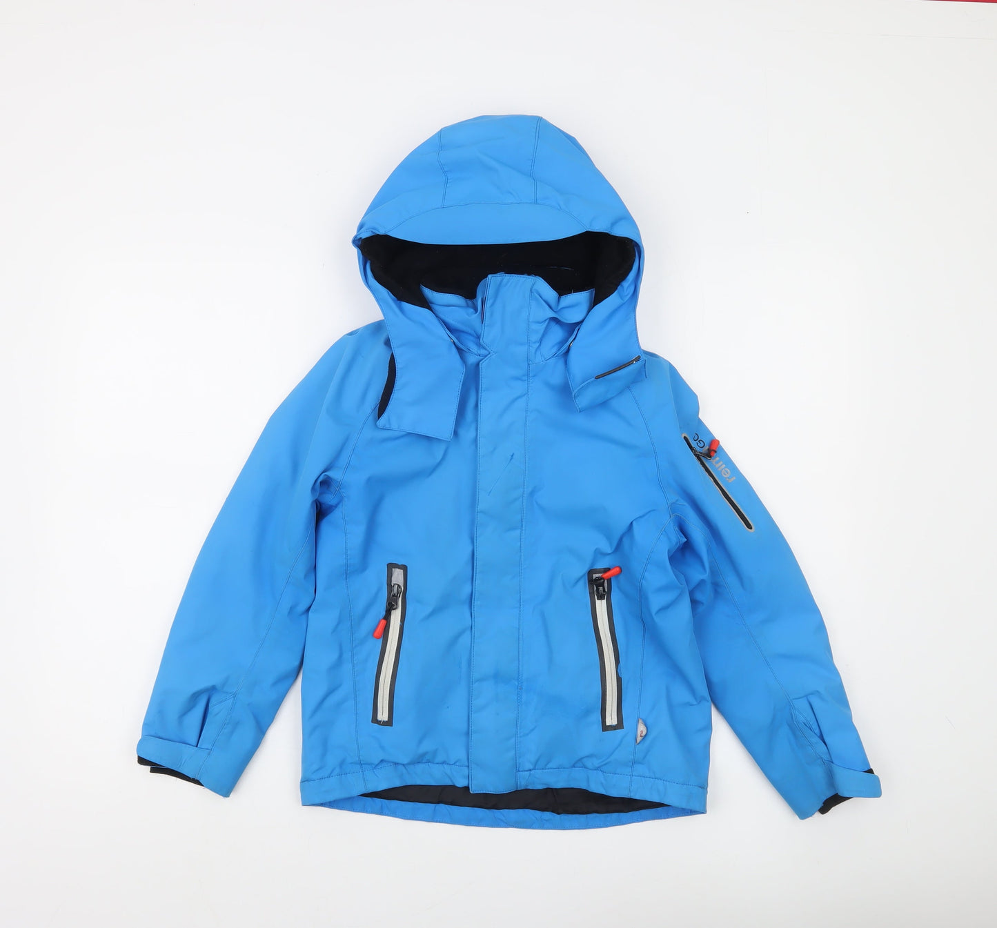Reima Boys Blue Waterproof Ski Jacket 8 Years Hooded Winter Coat