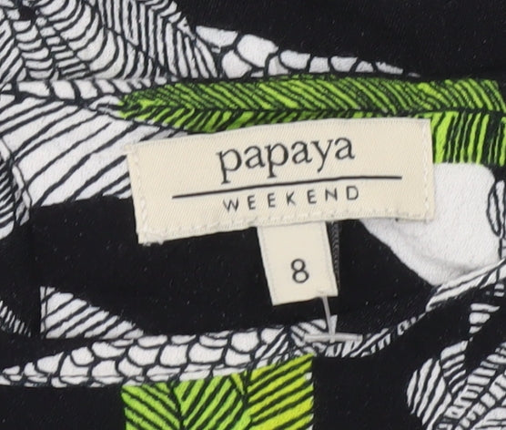 Papaya Weekend Women's Multicoloured Floral Tunic Blouse Size 8
