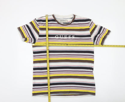 Mens UK Size S GUESS Multicoloured  T-Shirt