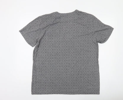 Nike Men's Grey XL Athletic Fit Pocket Crew Neck T-Shirt