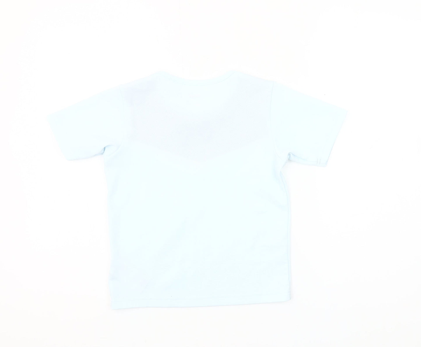 Puma Boys Light Blue Black DryCell T-Shirt 7-8 Years Sports Top