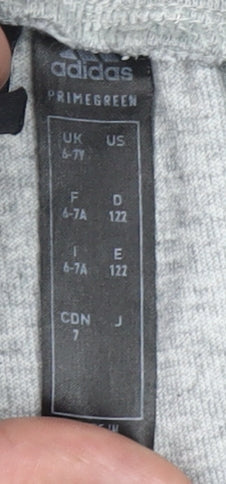 Adidas Boys Grey Manchester United Jogger Sweatpants 6-7 Years