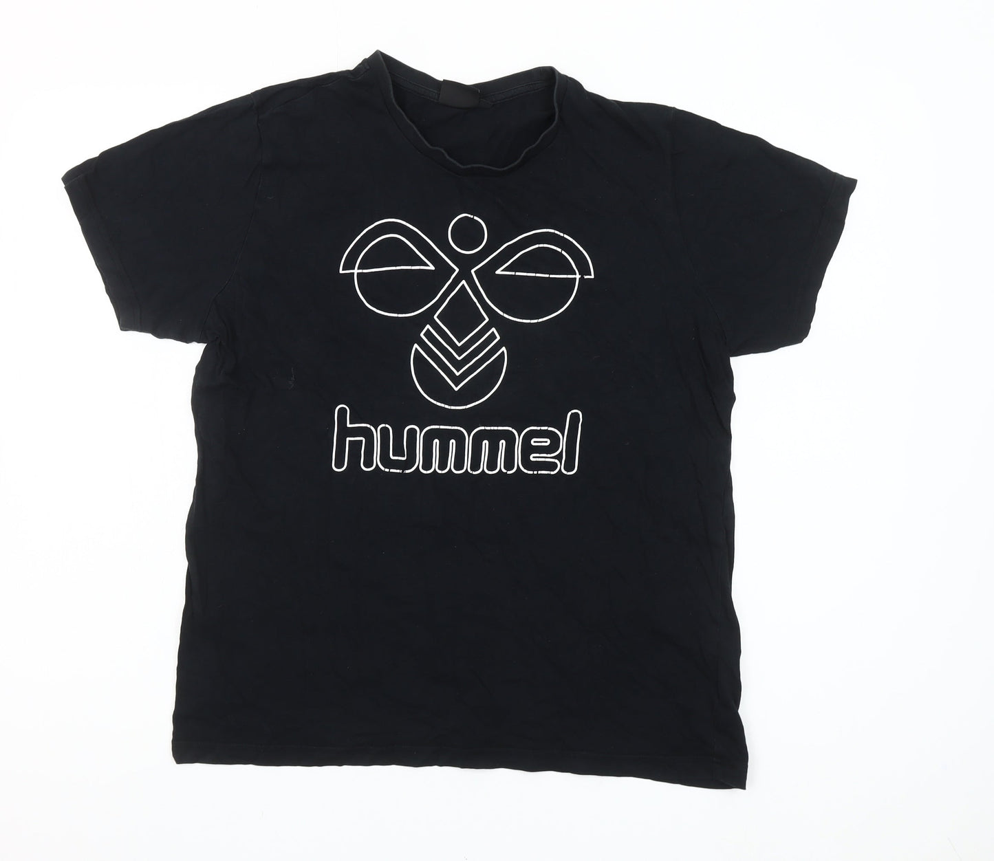 Hummel Men's Black Short Sleeve Crew Neck T-Shirt Size M