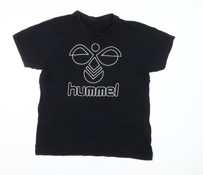 Hummel Men's Black Short Sleeve Crew Neck T-Shirt Size M