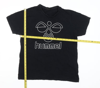 Hummel Men's Black Short Sleeve Crew Neck T-Shirt Size M