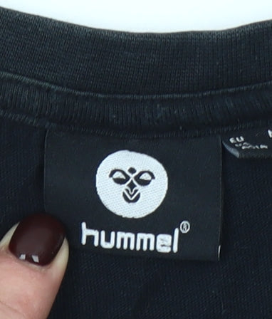 Hummel Men's Black Short Sleeve Crew Neck T-Shirt Size M