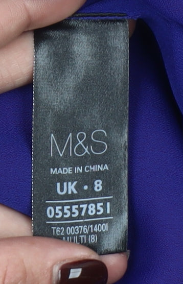 Marks and Spencer Women’s Multicoloured Size 8 Shift Dress