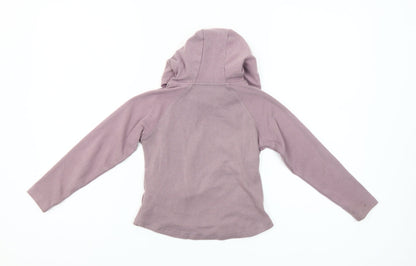 Dunnes Stores Girls Purple Pullover Hoodie 5-6 Years Regular Fit