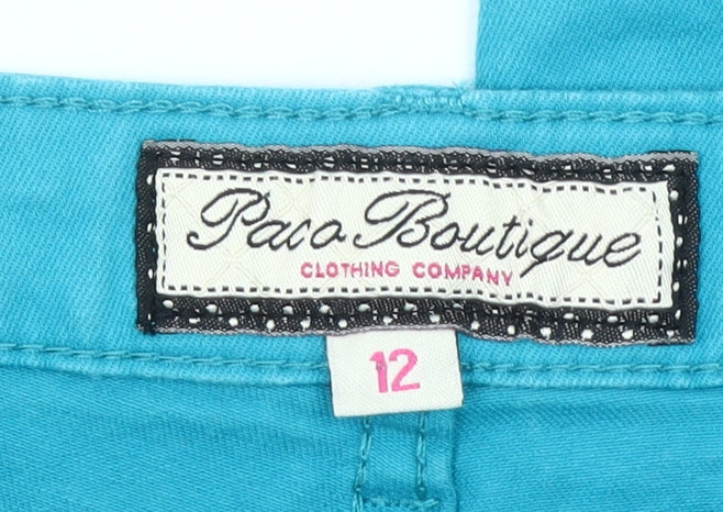Paco Boutique Women’s Blue Stretch Straight Jeans Size 12