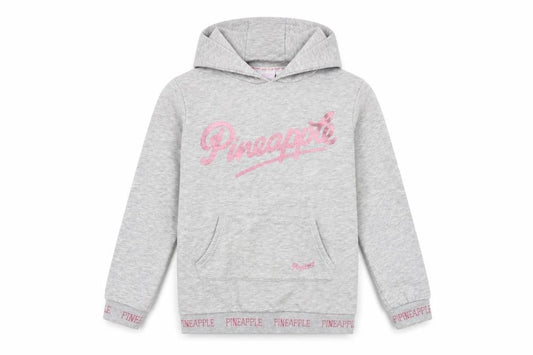 Pineapple Girls Grey Pullover Hoodie 9-10 Years Dance Logo Fleece