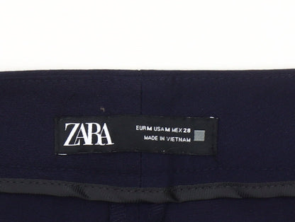 Zara Women’s Blue Flared Dress Pants Size M Slim Fit Business Trousers