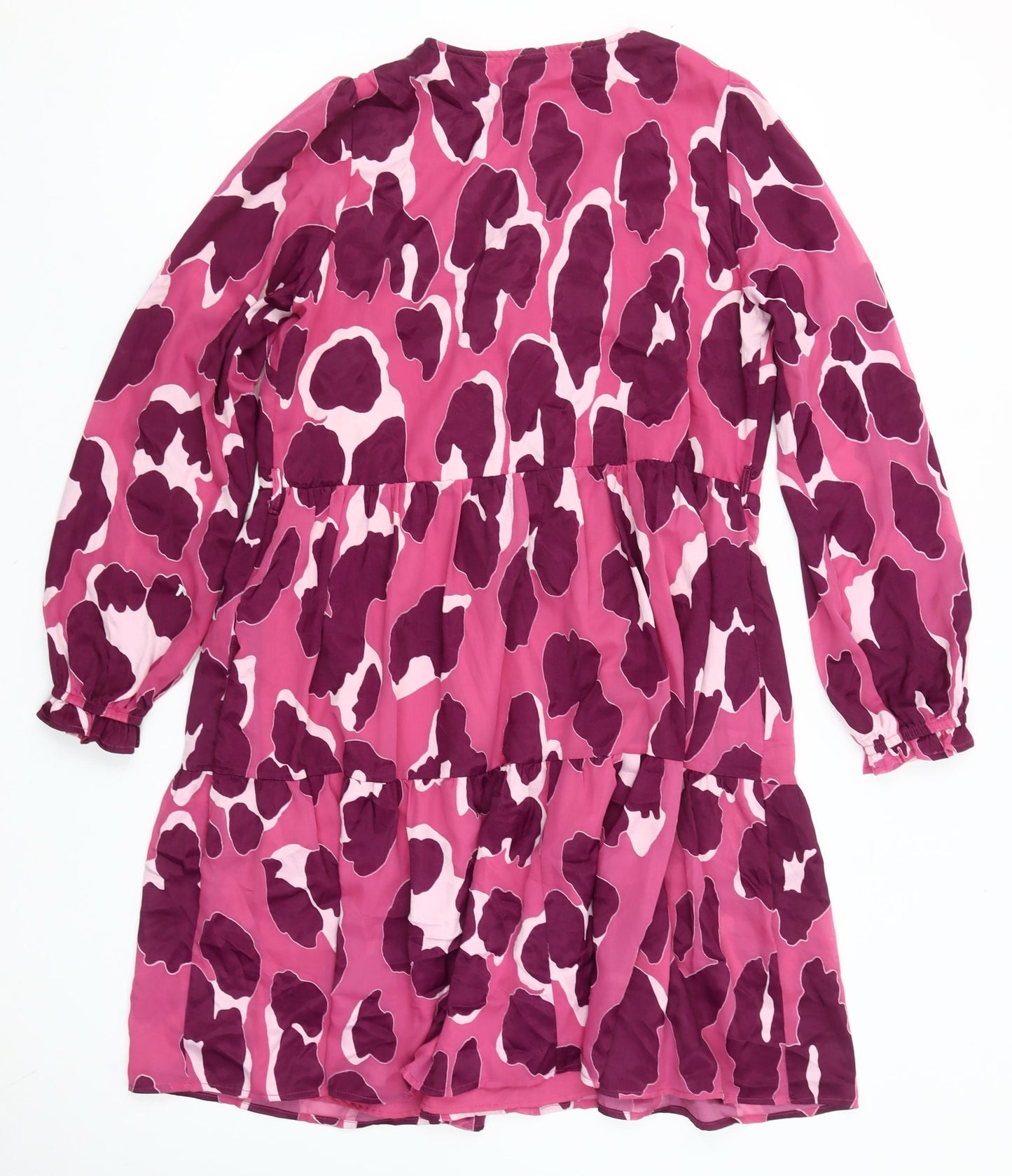 Gallery Women's Pink A-Line Dress Size S Long Sleeve Lightweight
