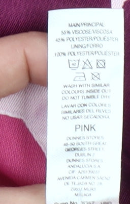 Gallery Women's Pink A-Line Dress Size S Long Sleeve Lightweight