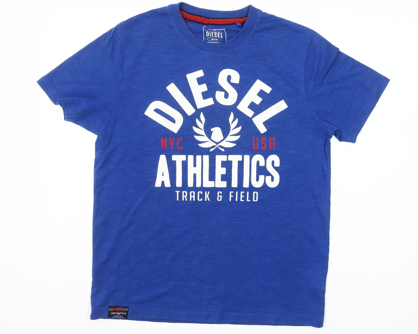 Mens UK Size M Diesel Blue  T-Shirt