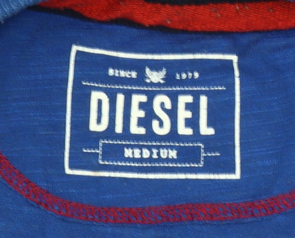 Mens UK Size M Diesel Blue  T-Shirt
