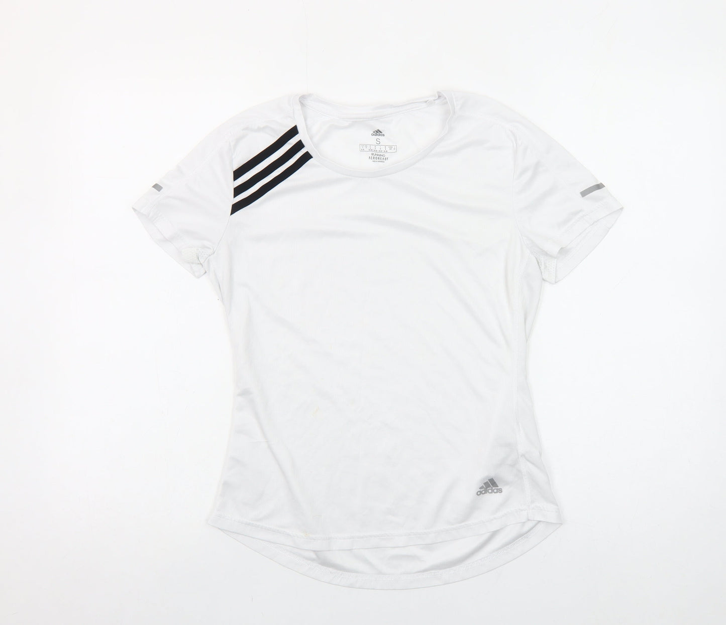Adidas Womens White Aeroready Running T-Shirt Size S