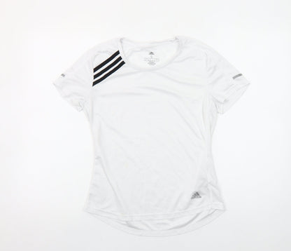 Adidas Womens White Aeroready Running T-Shirt Size S