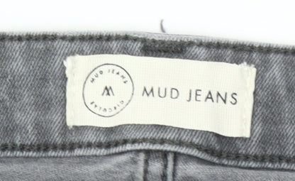 Mud Jeans Men's Grey Regular Fit Denim Jeans 32x32 Straight Leg